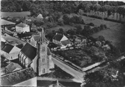 Eglise vue d'avion